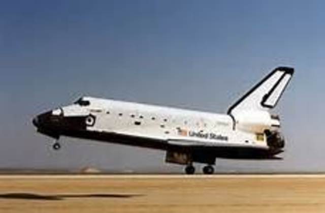 The chalenger is launched