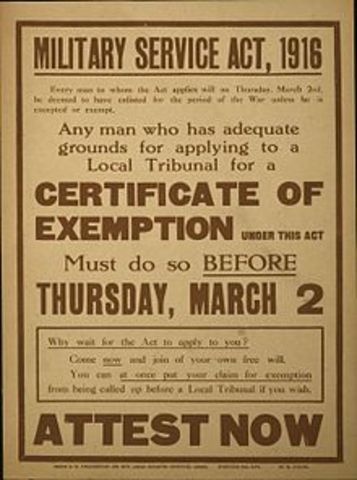 Conscription & Military Service Act
