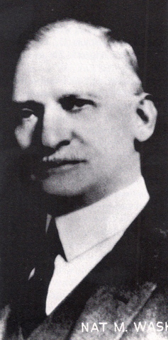 Nathan Moses Washer appointed as first chairman of the Texas State Board of Education