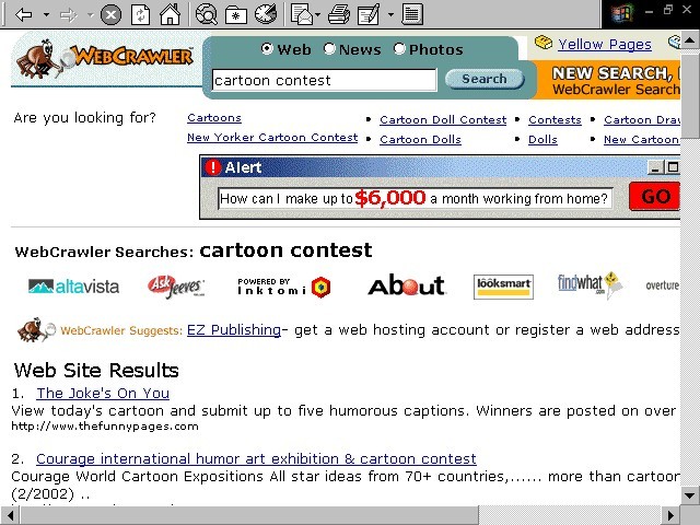WebCrawler el primer buscador de la red