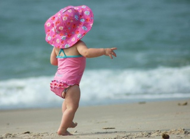 My first time at the beach