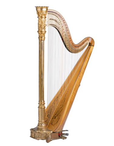 Harps were added to orchestras
