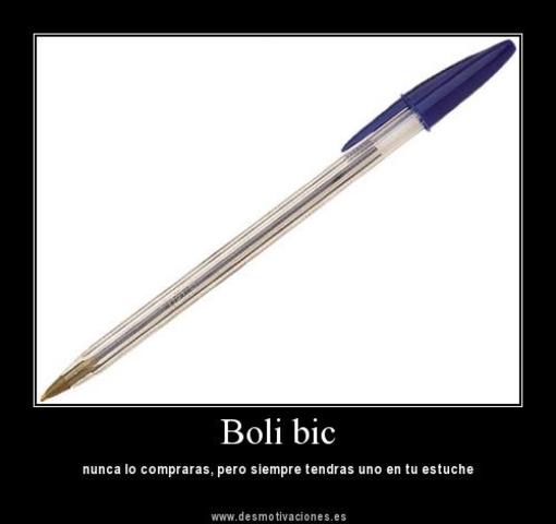 Aparecen los primeros bolígrafos