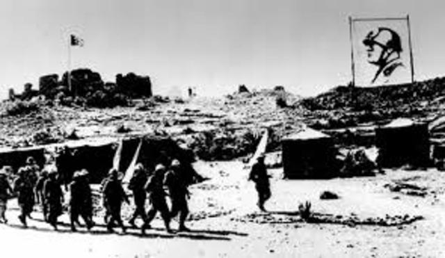 Italian army invades Ethiopia in Africa
