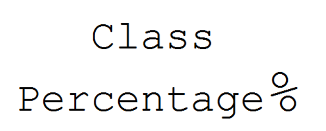 Class System Percentage