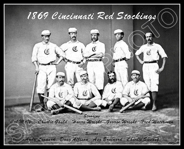 Baseball's first professional team