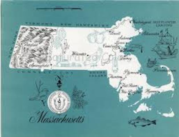 Massachusetts was founded in 1630 by John Winthrop to grow crops
