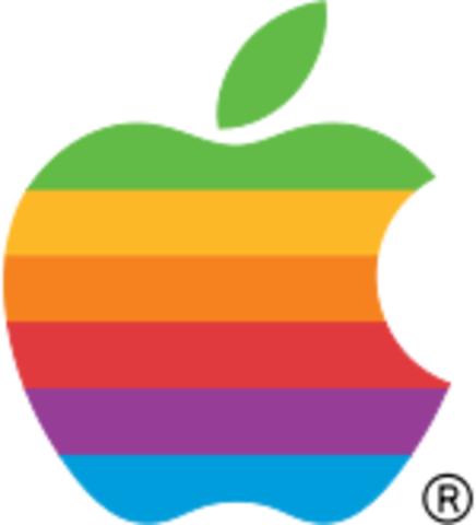 The apple logo