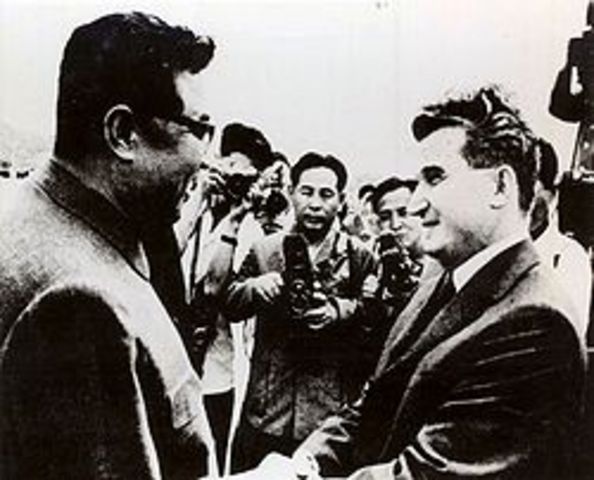 Ceausescu comes back to Romania