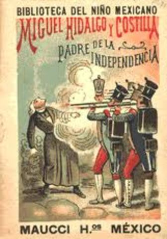 Miguel Hidalgo executed