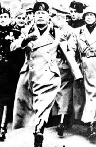 Mussolini Attacks Ethiopia
