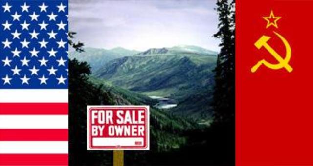 The sale of Alaska by Russia to the the United States