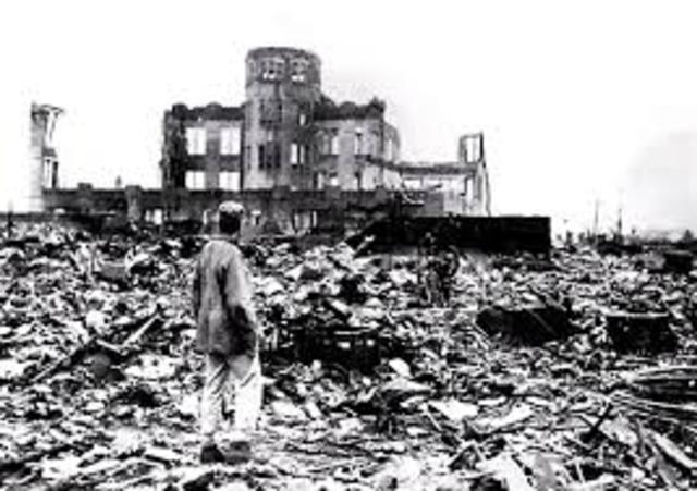 First Atomic Bombs dropped