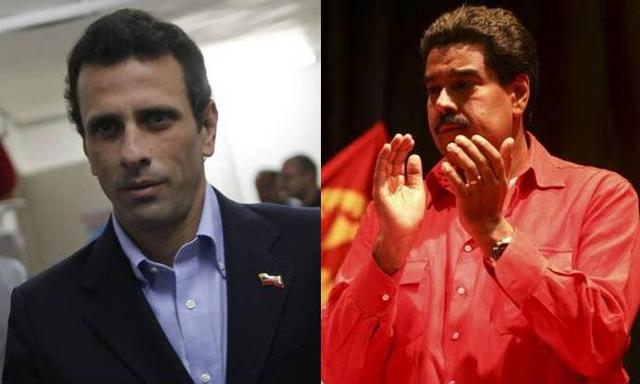 Se anuncia a Capriles y Maduro como candidatos a la presidencia venezolana