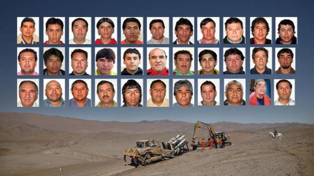 33 mineros son los trapados