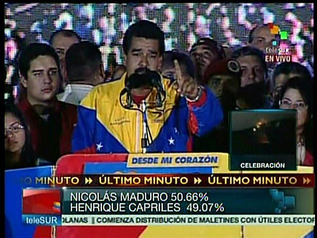 Maduro gana elecciones para suplir a Hugo Chávez