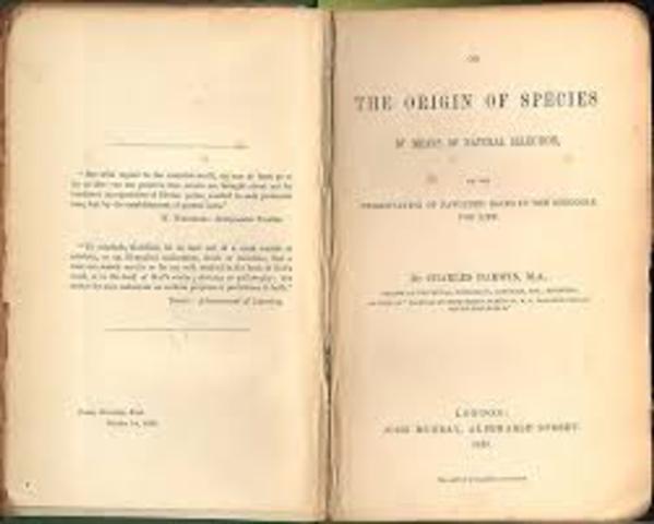 Darwin Publishes the Orgin of Species
