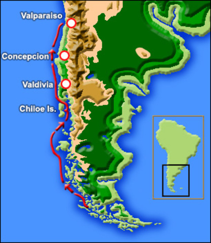 Bay of South Carlos, Chile