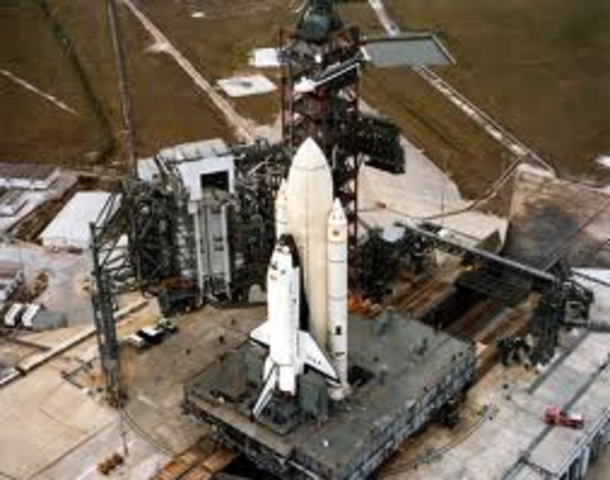 First Space shuttle was launched