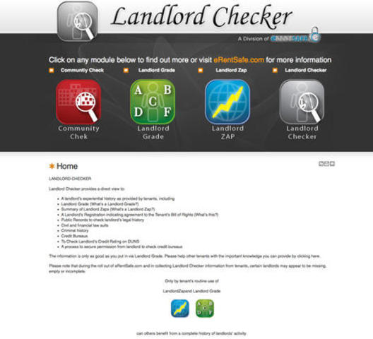 Landlord Website