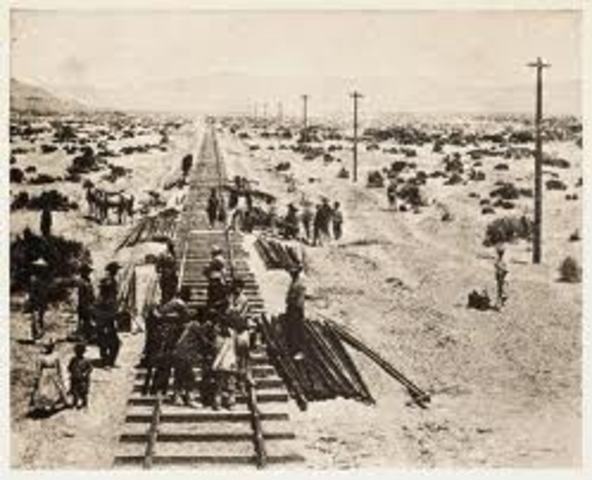 transcontinental railroad.