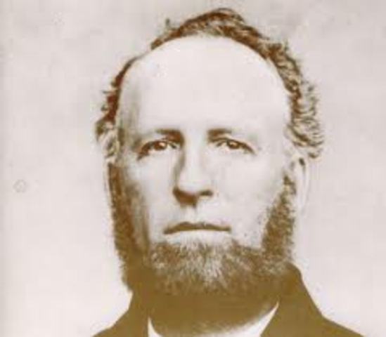 James Springer White takes office.