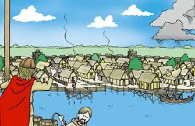 Hedeby blev grundlagt af Kong Godfred