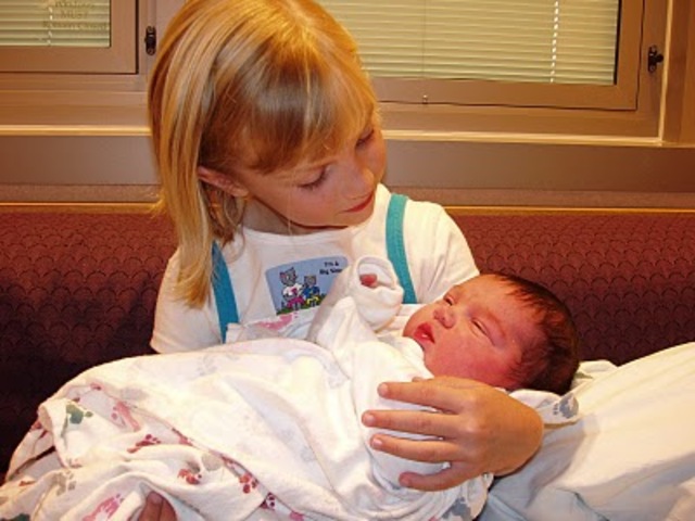 Baby brother was born