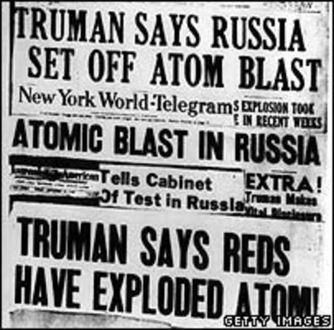 Soviet Union Possess Atomic Bomb