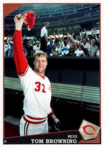 Tom Browning is the 1st Reds pitcher to throw a perfect game