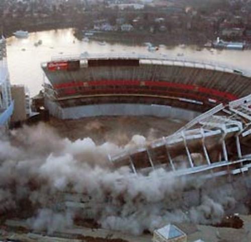 Cinergy Field torn down