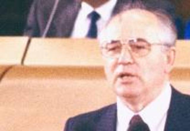 Gorbachev spreads socialism