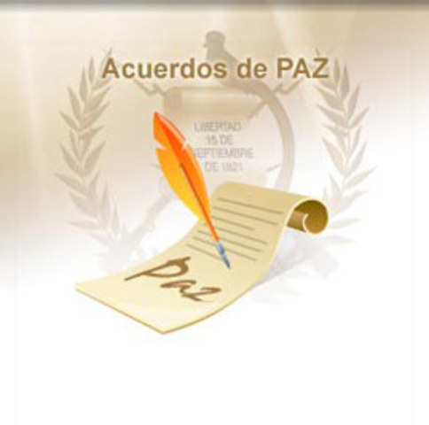 Firma de los acuerdos de paz