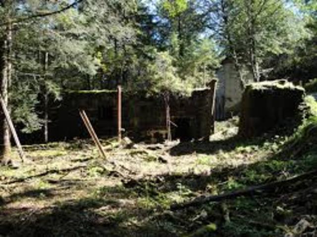 Treadwell Mine complex caves in.