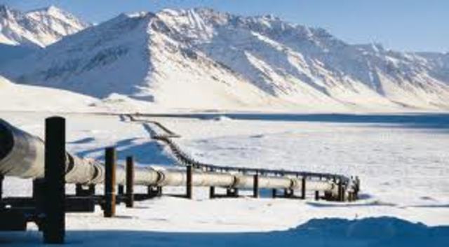 Trans-Alaska Pipeline Completed from Prudhoe Bay to Valdez