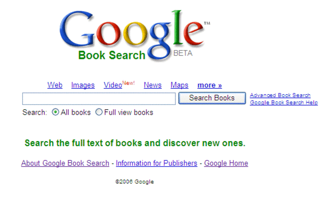 Google Libros los libros de la red