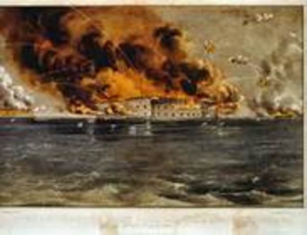 Shots Fired on Fort Sumter