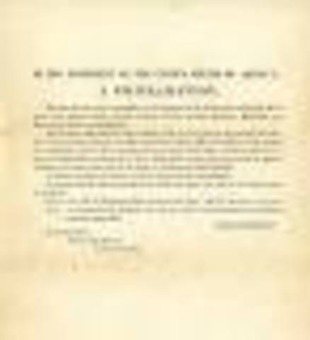 President Lincoln issues a Proclamation of Blockade