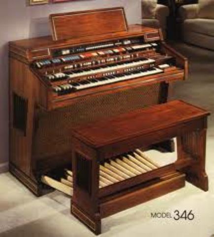The Hammond Organ was invented