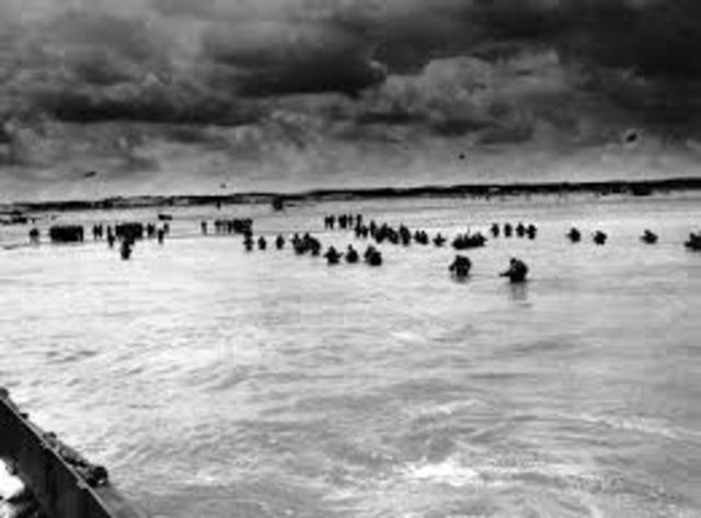 D-Day invasion of France at Normandy by Allies