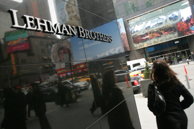 Quiebra de Lehman Brothers.