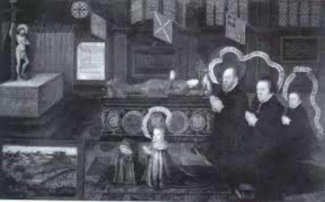 King James; Fathers Death