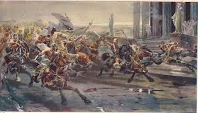 Siglo V Invasion de los bárbaros