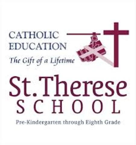 Moved to St.Therese catholic school for !st grade