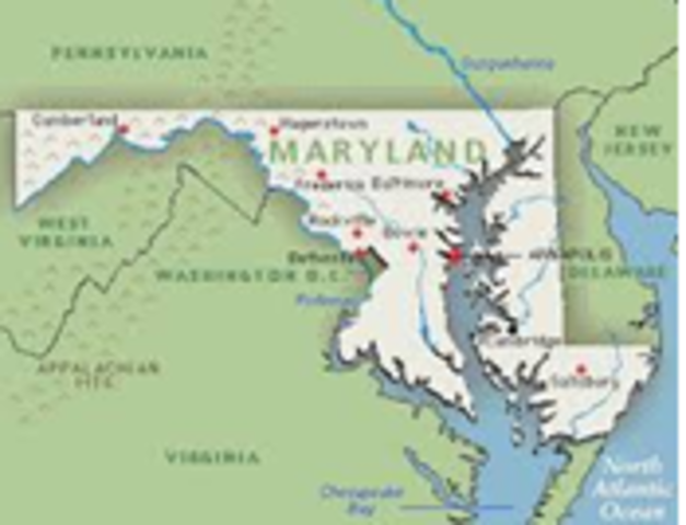 Maryland was fond by Cecilius Calvert for religious beliefs for refuge for Catholics
