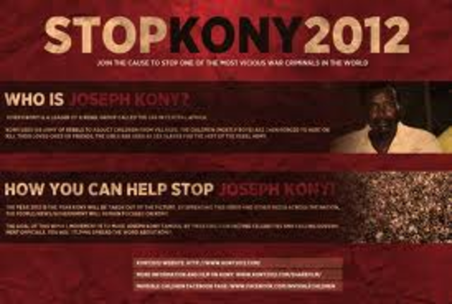 Kony Becomes Wanted