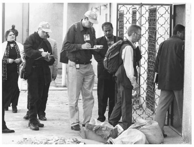 UN inspection team announced they found no nuclear weapons