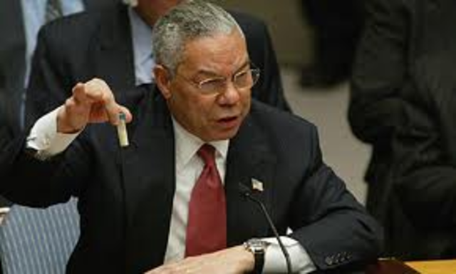 Secretary of State Colin Powell asked the UN for support