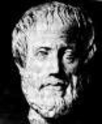 Aristotle - 322 BC - all matter being made of the four elements: fire, water, earth, and air.