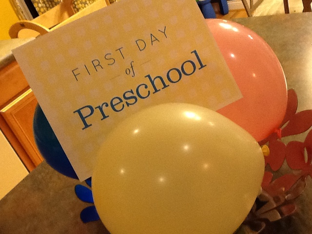 My First time at school